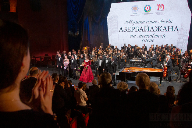 Музыкальные звезды Азербайджана в Москве (фоторепортаж)