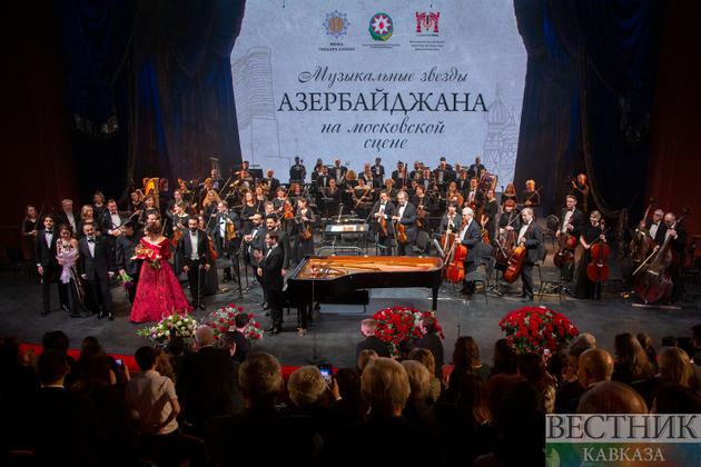 Музыкальные звезды Азербайджана в Москве (фоторепортаж)