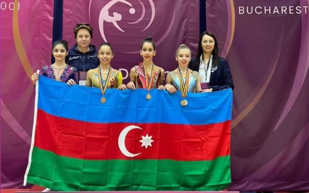 Азербайджанские грации завоевали пять медалей на турнире в Румынии