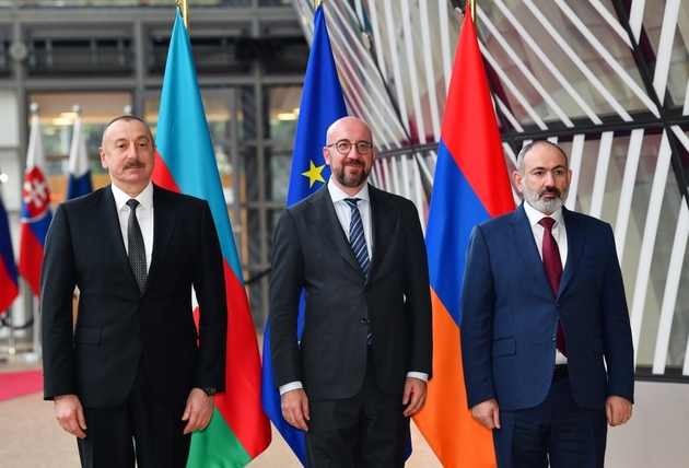 Ильхам Алиев и Никол Пашинян начали третий раунд переговоров в Брюсселе