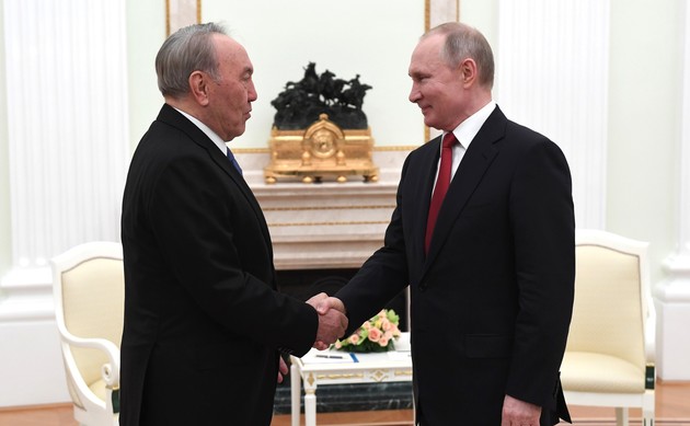 Путин принял Назарбаева в Москве