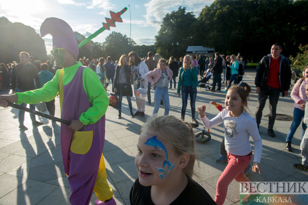 Станица в Ставропольском крае впервые приняла молодежный фестиваль красок