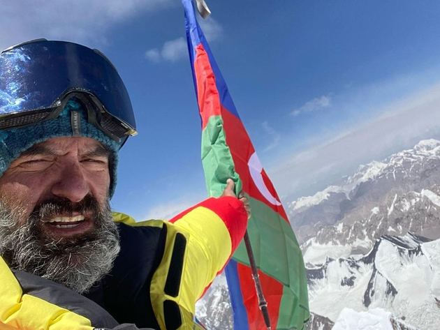 Азербайджанский альпинист, взошедший на Броуд-Пик, поблагодарил вице-президента Фонда Гейдара Алиева Лейлу Алиеву