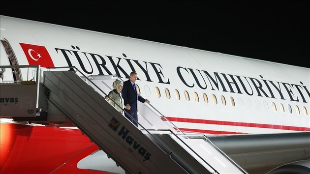 Эрдоган прилетел в Нью-Йорк на сессию Генассамблеи ООН 