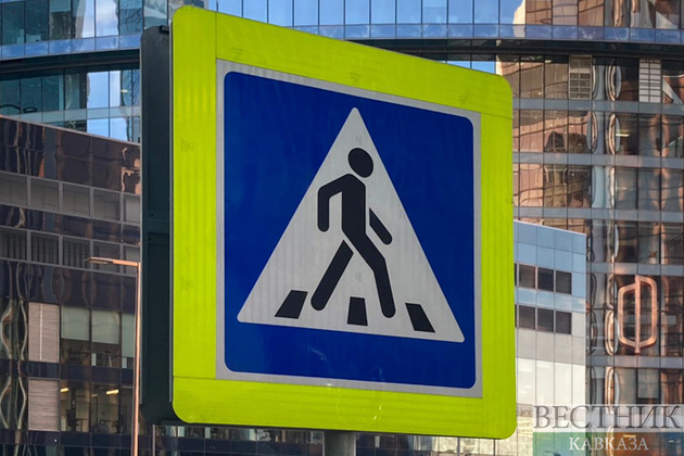 В Ингушетии будут установлены проекционные пешеходные переходы
