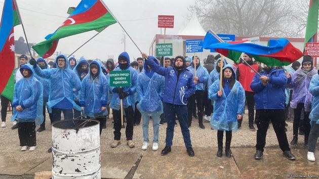 Участники протестной акции в Карабахе выступили с заявлением
