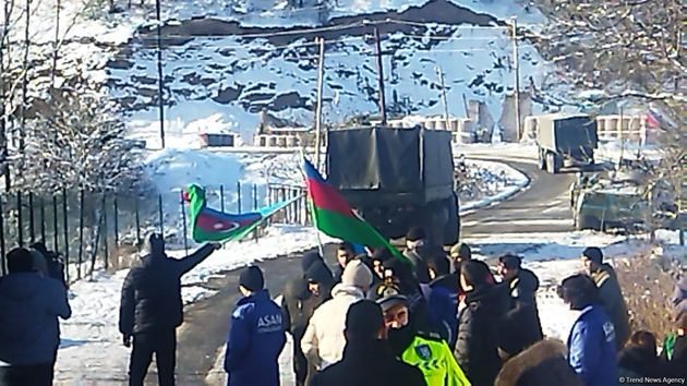 Акция протеста на Лачинской дороге продолжается 35-й день