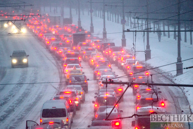 Автолюбителей Ставрополья предупредили о мощном снегопаде 