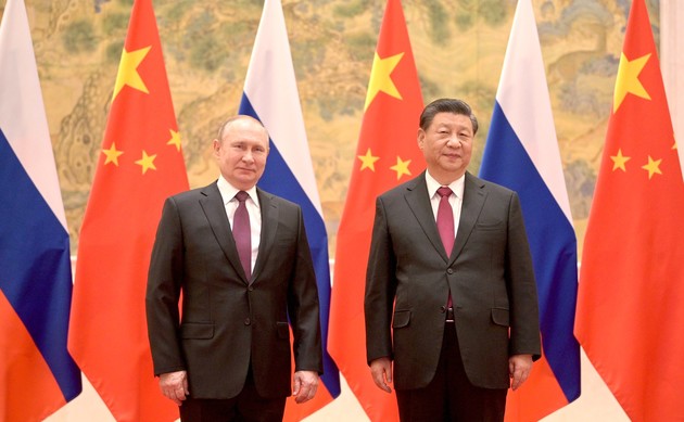 Владимир Путин и Си Цзиньпин, 4 февраля 2022 года