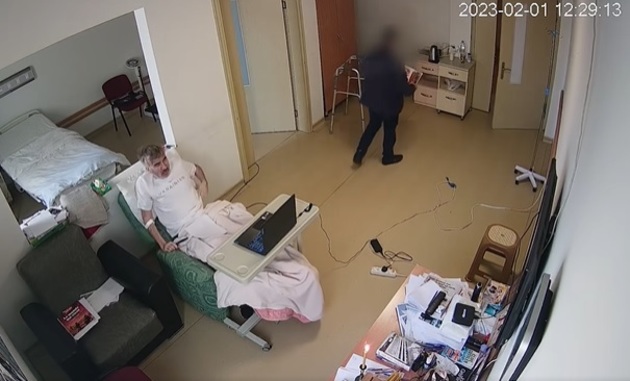 Саакашвили в клинике «Вивамед», 1 февраля 2023 года