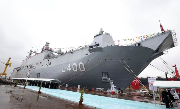 Новейший десантный корабль ВМС Турции TCG ANADOLU