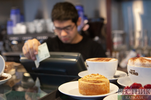 В кафе в Стамбуле