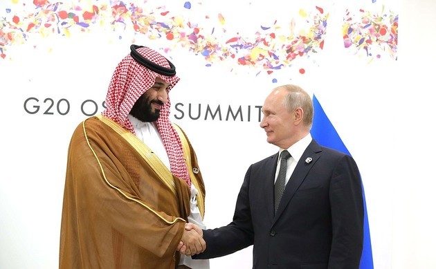 Путин и принц Саудовской Аравии