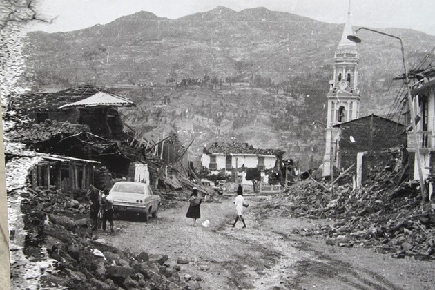 Юнгай после оползня