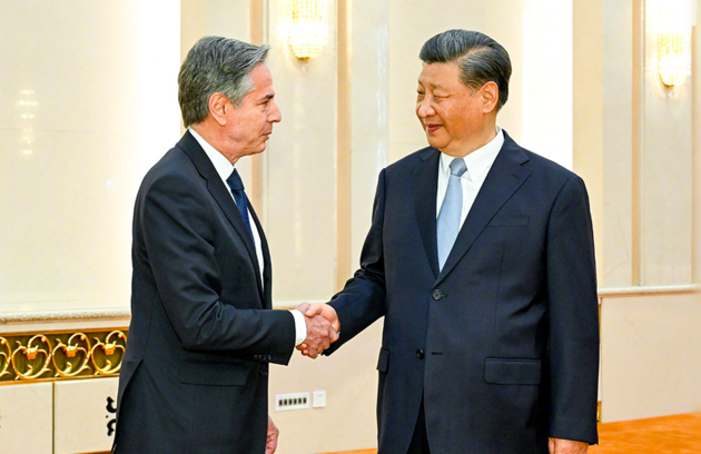 Blinken and Xi Jinping