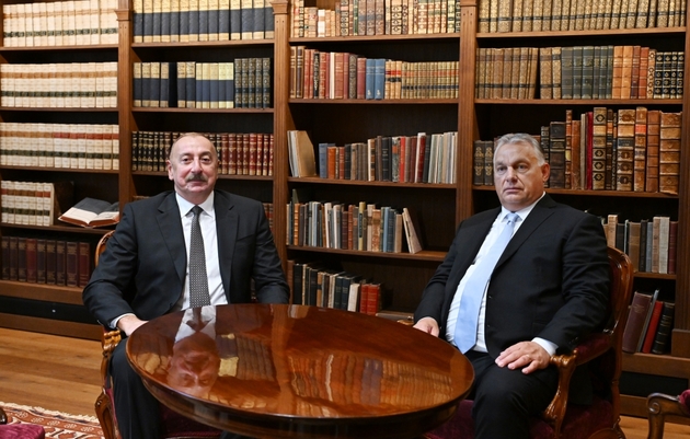 Ильхам Алиев и Виктор Орбан