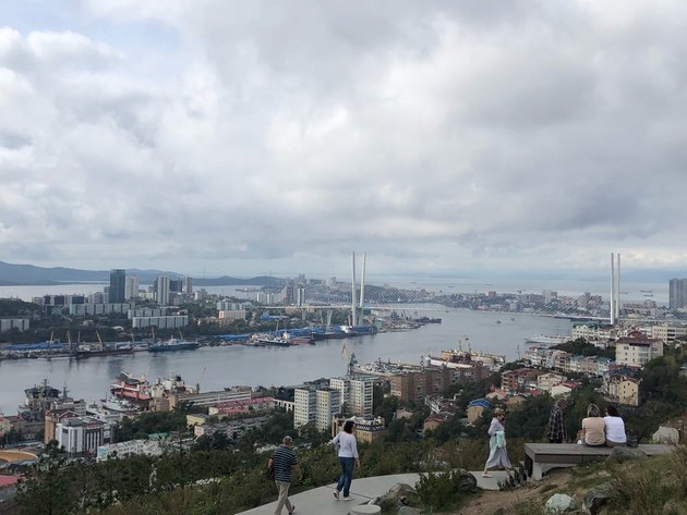 Вид с сопки Бурчака