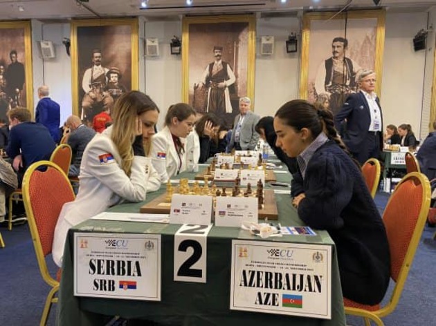 Азербайджанские шахматистки взяли серебро чемпионата Европы