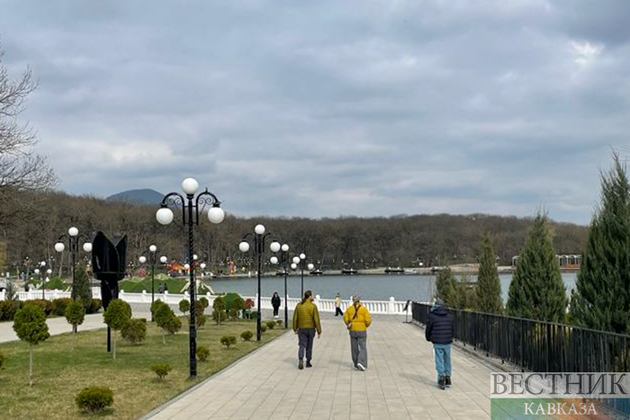 Центральная набережная в Железноводске