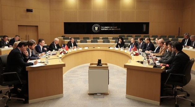 Встреча вице-премьера РФ Александра Новака и главы Минэнерго Турции Альпарслана Байрактара в Анкаре