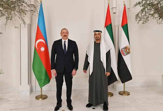 Ильхам Алиев и шейх Аль Нахайян