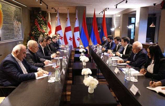 Встреча спикеров парламентов Грузии и Армении
