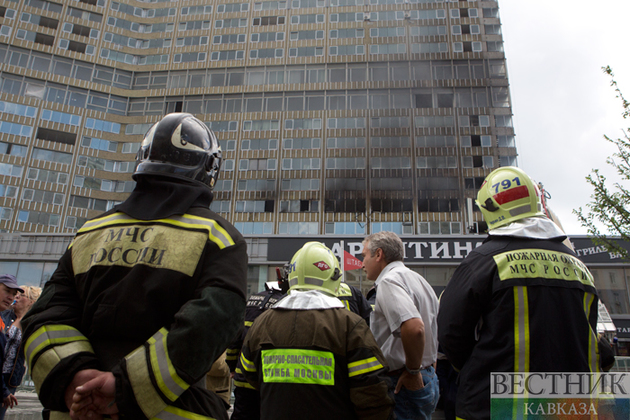 Пассажирский автобус горел в Москве   2018-04-13