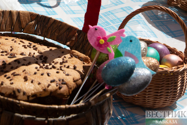 Освящение куличей на пасху