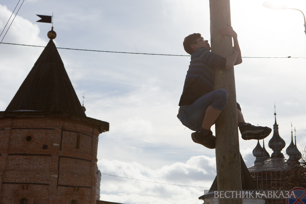 Масленичный столб