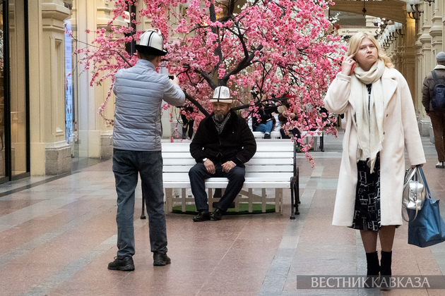 Весеннее оформление ГУМа