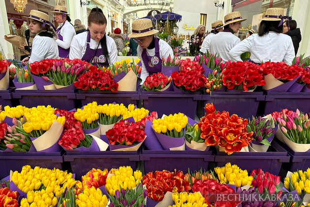 Продажа цветов в Петровском пассаже