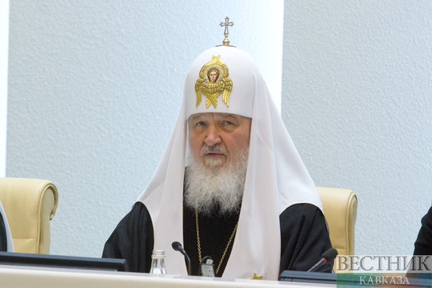 Патриарх Кирилл поздравил Католикоса-Патриарха Илию II с юбилеем