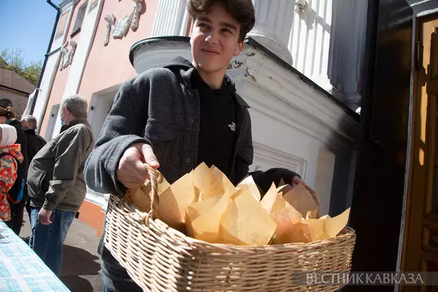 Освящение куличей