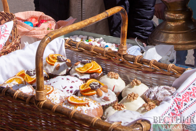 Освящение куличей на пасху