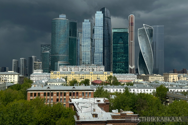 Снегопад в Москве в мае