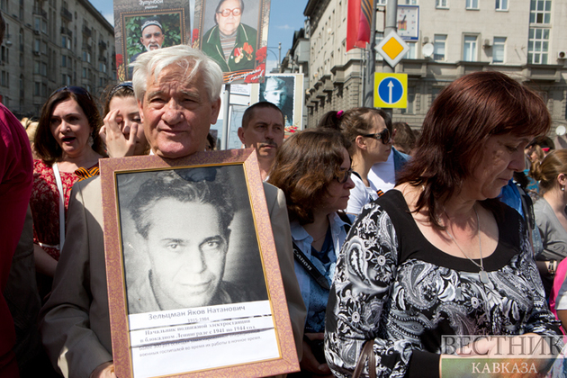 По Нетании прошел «Бессмертный полк»