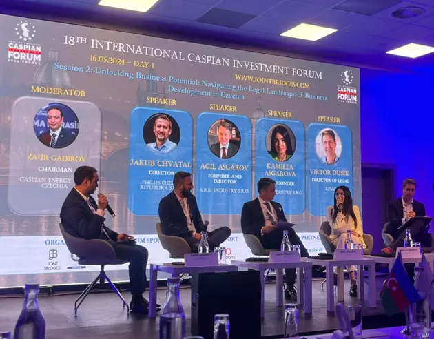 18-й Международный Каспийский Инвестиционный Форум открылся в Праге