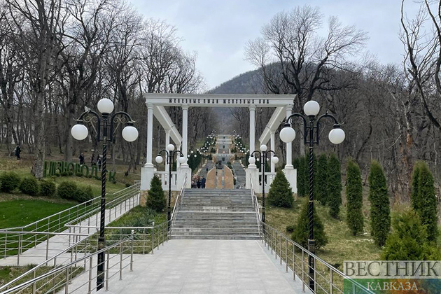 Парк каскадная лестница в Железноводске