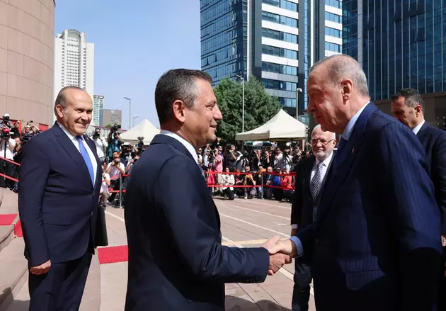 встреча Реджепа Тайипа Эрдогана и Озгюра Озеля 