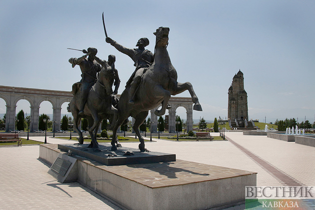 В Назрани открылся мемориал "Вечной Славы"