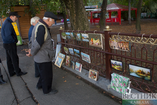Дагестанский художник показал "Исход" во Владикавказе