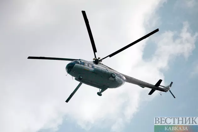 Военный вертолет рухнул в Грузии