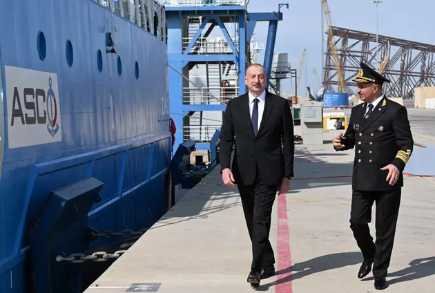 Ильхам Алиев отправил в море танкер "Зангилан"