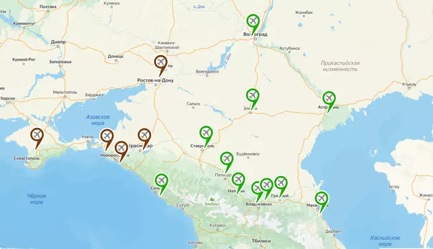 Аэропорты Юга России сейчас: новые ограничения на полеты