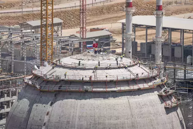 Россия готовит к пуску первый энергоблок АЭС Аккую в Турции
