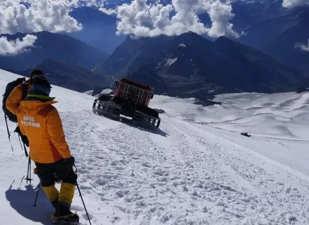 эвакуация альпиниста