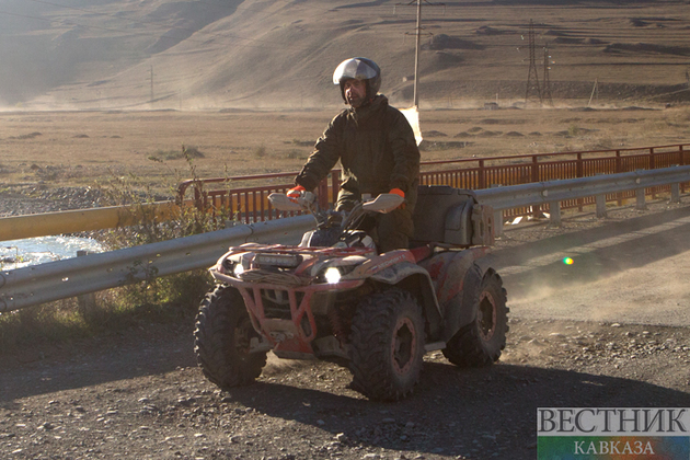 Квадроциклы проехались по Приэльбрусью