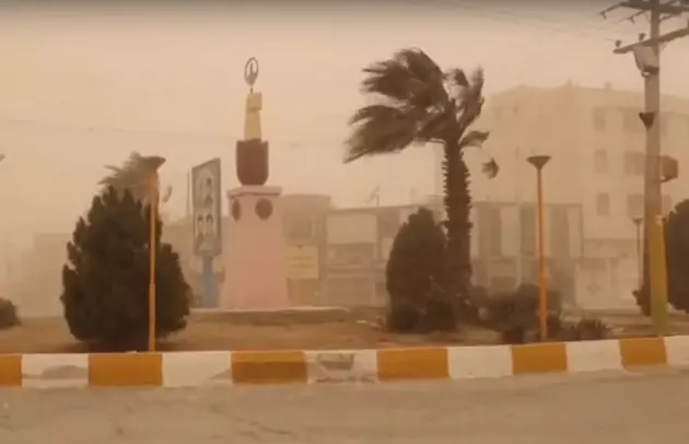 В иранской провинции Систан и Белуджистан бушует песчаная буря