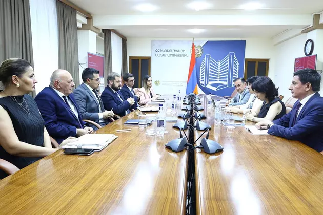 встреча представителей Минэкономики Армении и агентства USAID