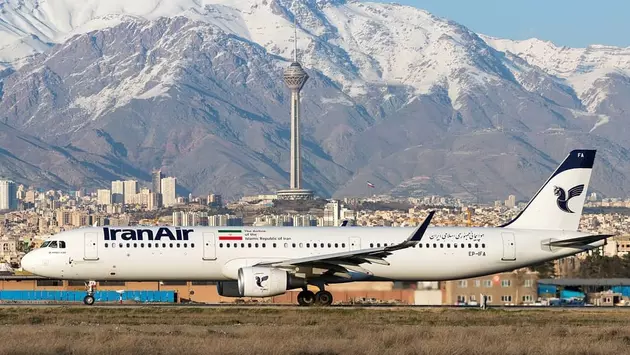 самолет авиакомпании Iran Air